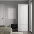 Las Vegas Tall 2 Drawer Wardrobe