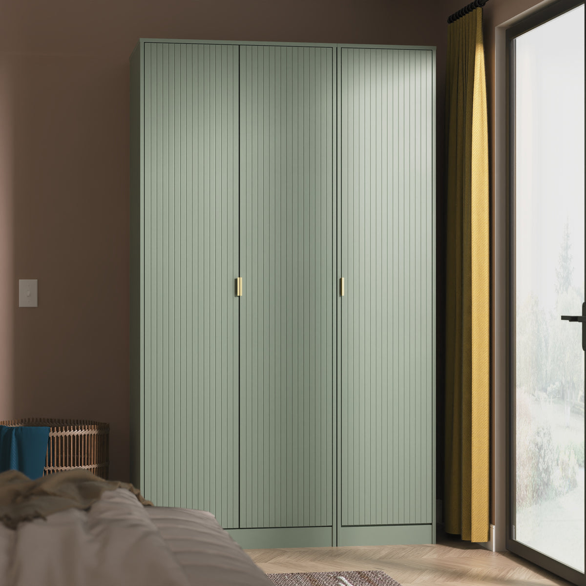 Las Vegas Tall Triple Plain Wardrobe