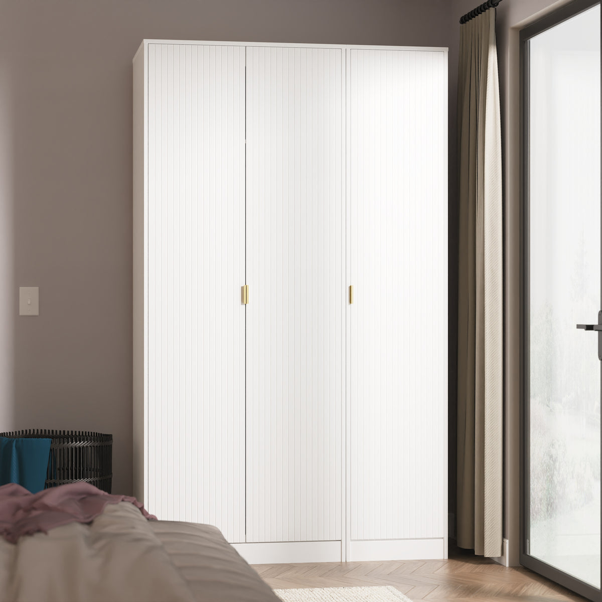 Las Vegas Tall Triple Plain Wardrobe