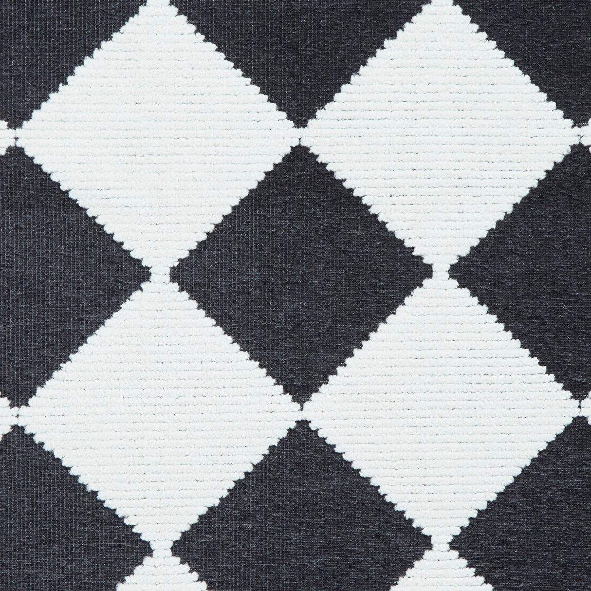 Lyna J0529 Charcoal/White Washable Rug