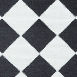 Lyna J0529 Charcoal/White Washable Rug