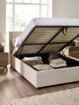 Maddock Upholstered Ottoman Storage Bed with Pillow Headboard