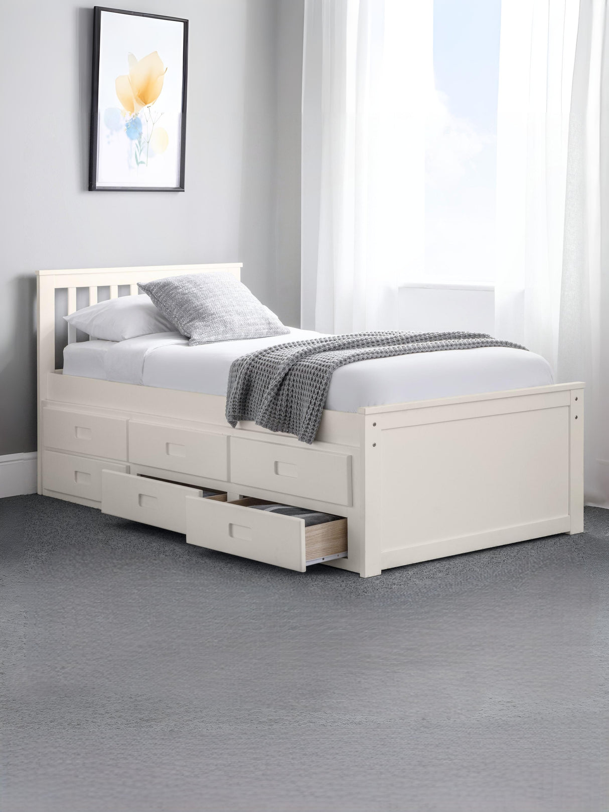 Maisie Bed with UnderBed and Storage Drawers