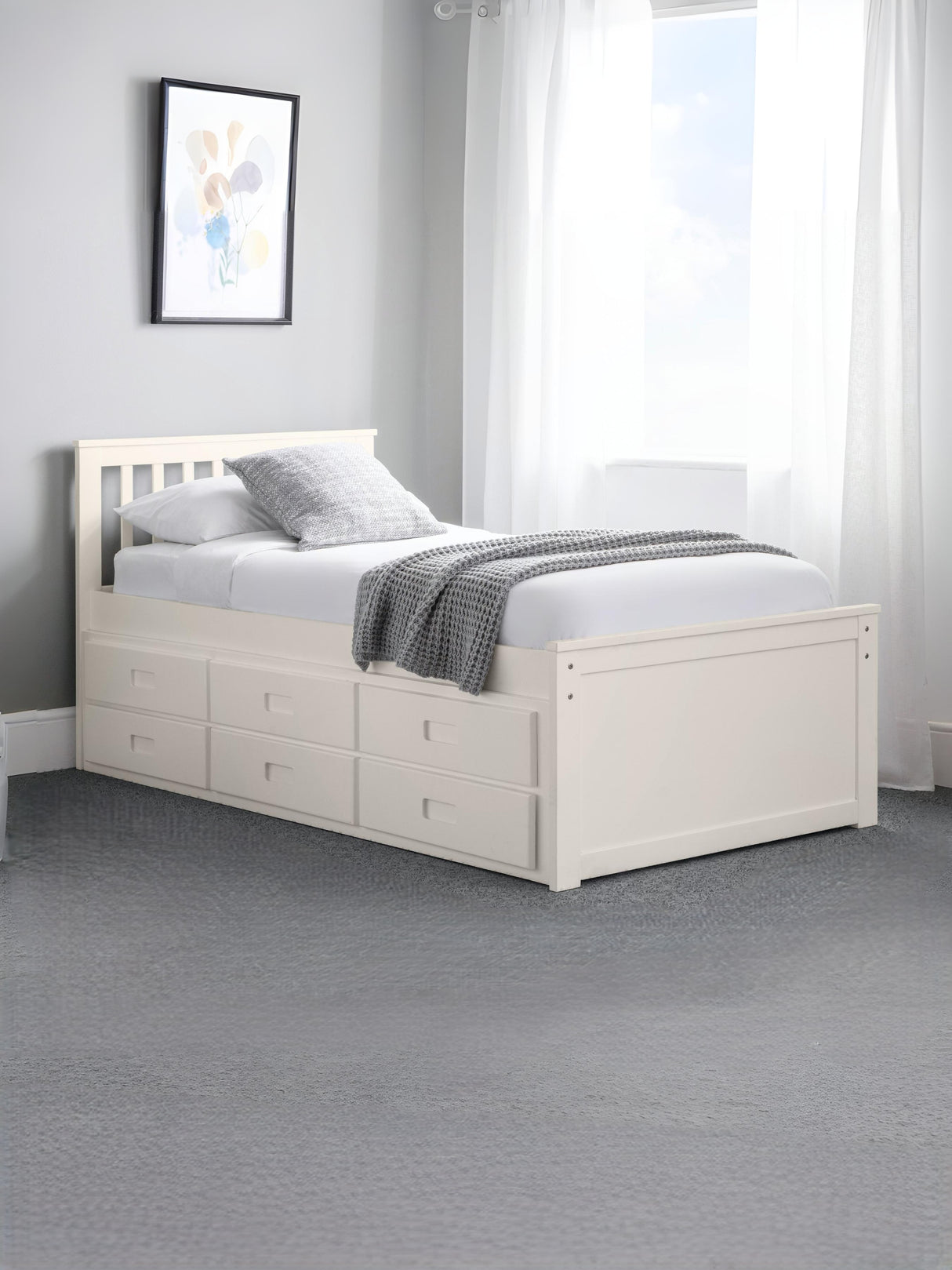 Maisie Bed with UnderBed and Storage Drawers