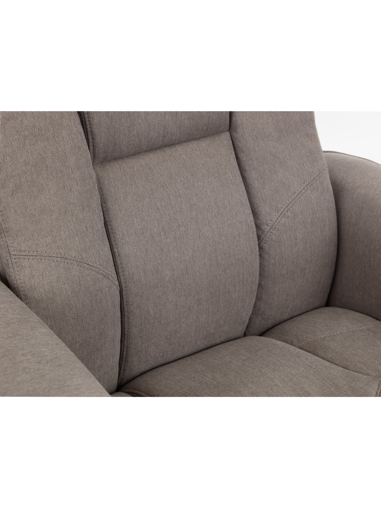 Malmo Upholstered Swivel Recliner Chair and Footstool