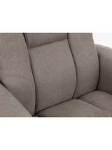 Malmo Upholstered Swivel Recliner Chair and Footstool