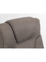 Malmo Upholstered Swivel Recliner Chair and Footstool
