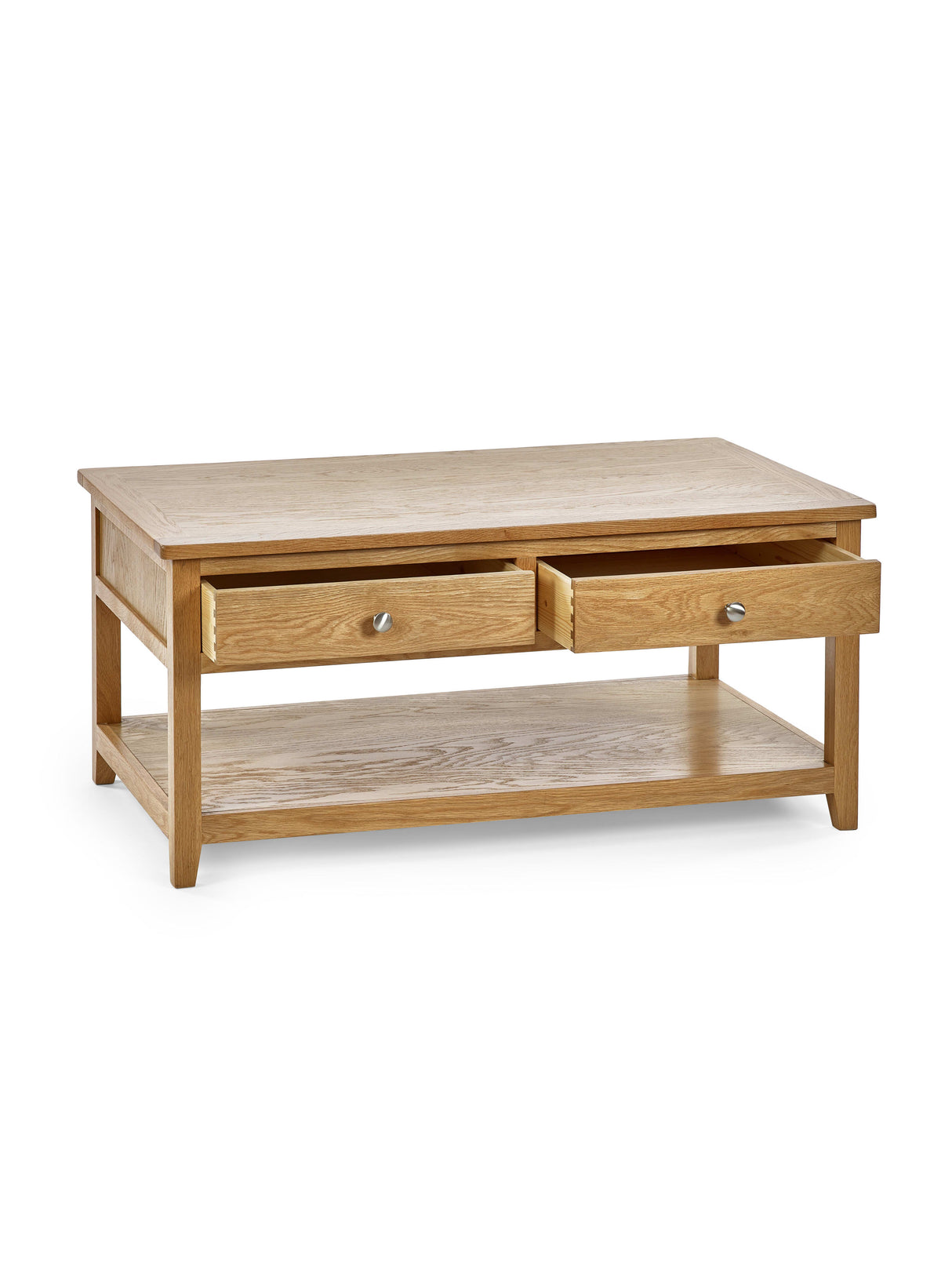 Mallory 2 Drawer Coffee Table with Shelf