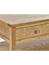 Mallory 2 Drawer Coffee Table with Shelf
