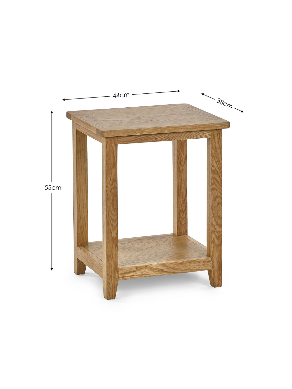 Mallory Side Table with Shelf