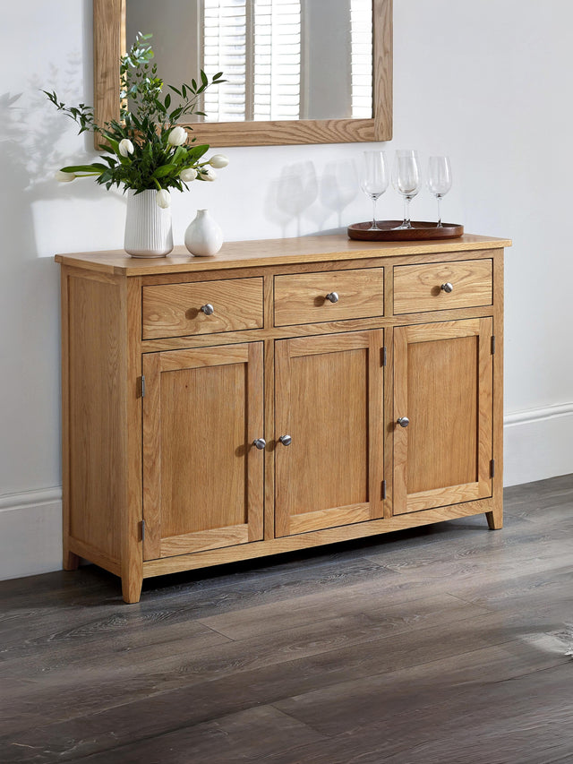 Mallory 3 Door 3 Drawer Sideboard