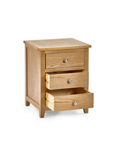 Mallory 3 Drawer Bedside Table