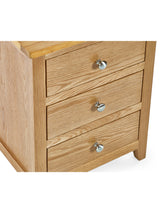 Mallory 3 Drawer Bedside Table