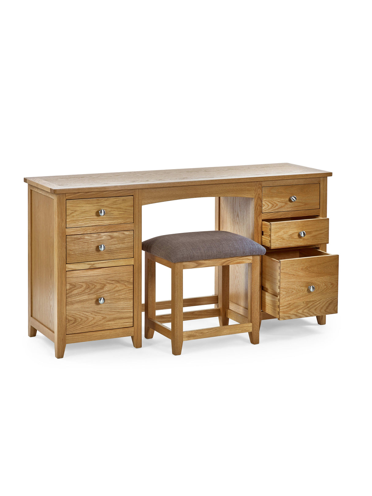 Mallory 6 Drawer Dressing Table and Stool
