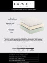 Capsule Student Foam Mattress