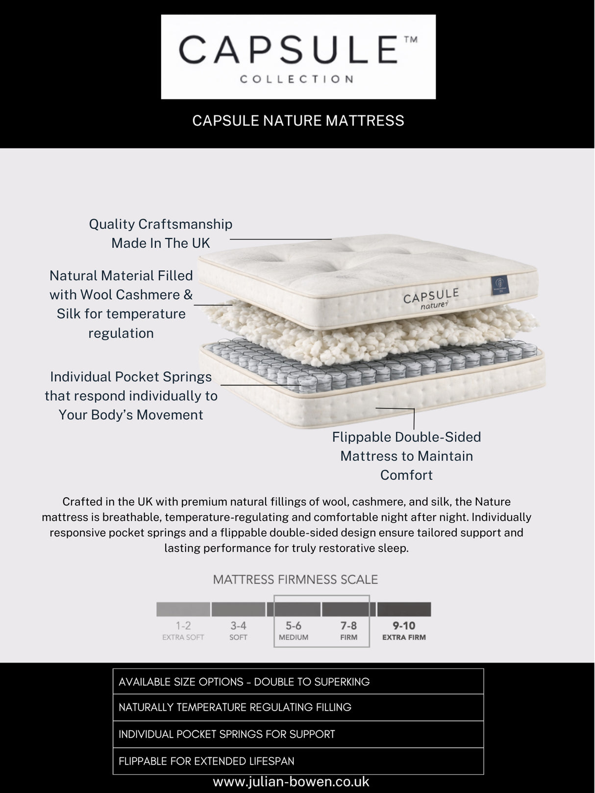 Capsule Nature 1000 Pocket Sprung Mattress