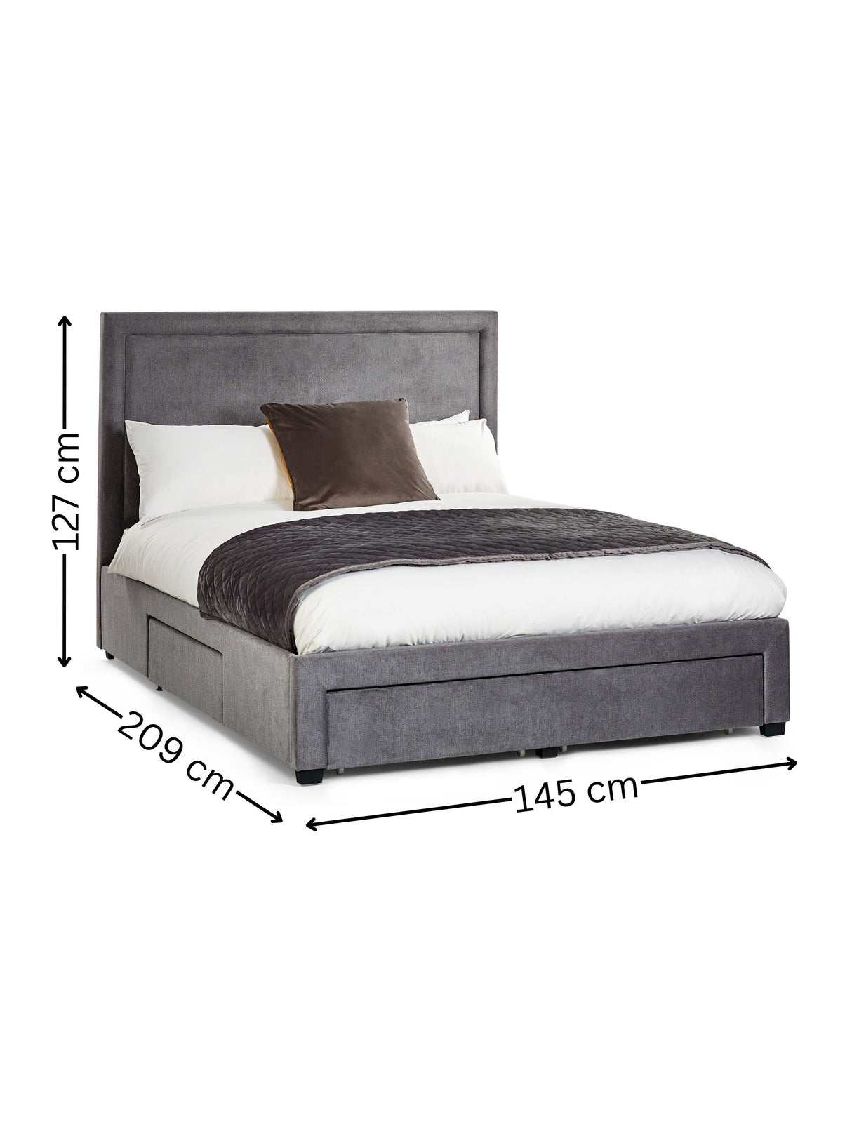 Mayfair Upholstered 4 Drawer Storage Bed
