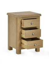 Memphis 3 Drawer Bedside Table