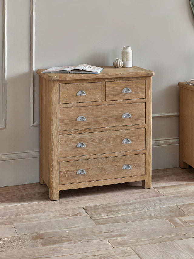 Memphis 5 Drawer Chest (3+2)
