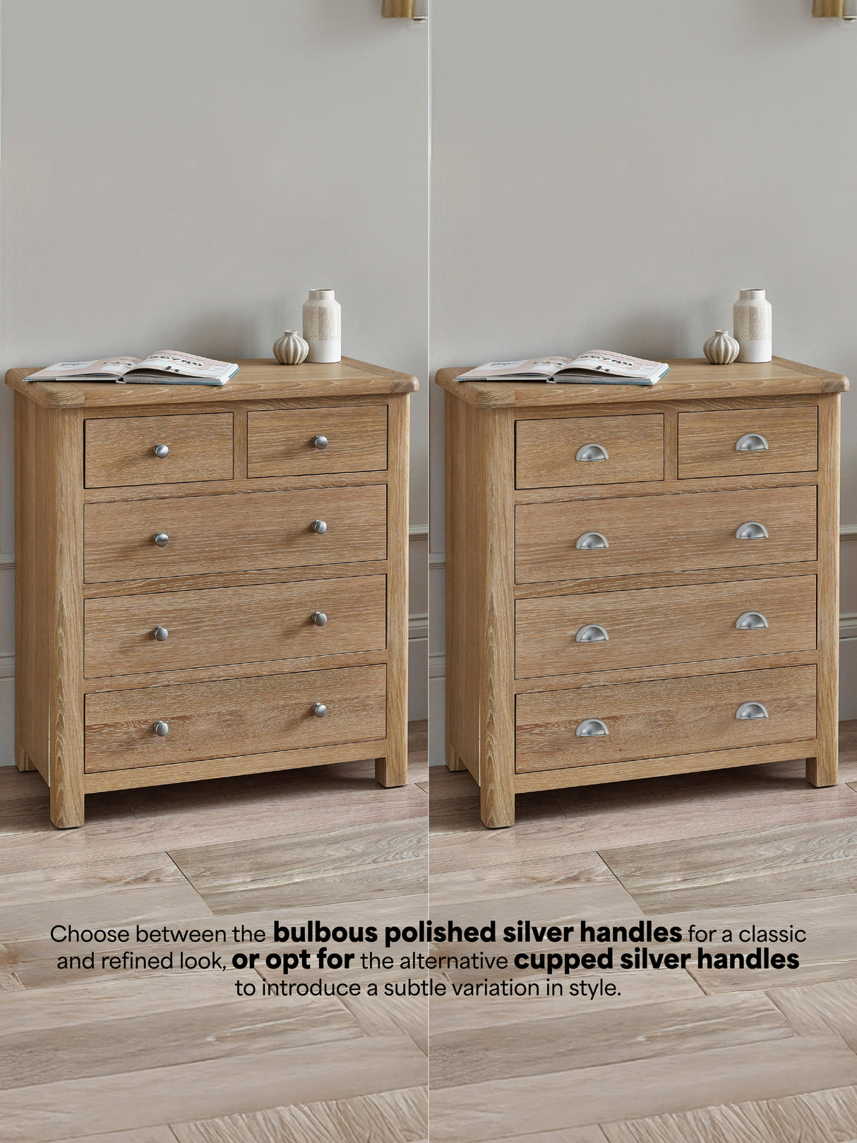 Memphis 5 Drawer Chest (3+2)