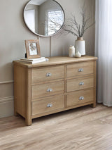 Memphis 6 Drawer Wide Chest