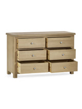 Memphis 6 Drawer Wide Chest