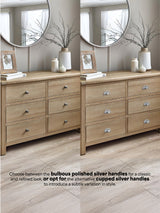 Memphis 6 Drawer Wide Chest