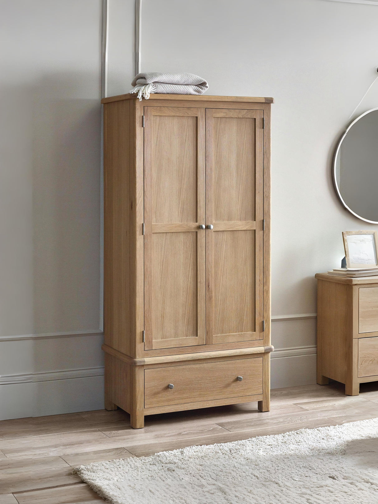 Memphis 2 Door 1 Drawer Wardrobe