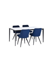 Miami Rectangular Stone Top 4-6 Seater Dining Table