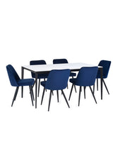 Miami Rectangular Stone Top 4-6 Seater Dining Table