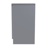 Milan 3 Drawer Bedside Cabinet