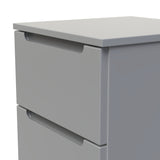 Milan 3 Drawer Bedside Cabinet