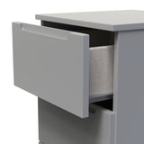 Milan 3 Drawer Bedside Cabinet