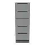 Milan 5 Drawer Bedside Cabinet