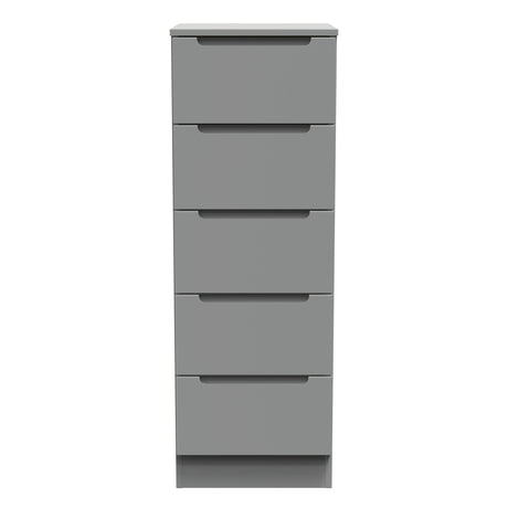 Milan 5 Drawer Bedside Cabinet