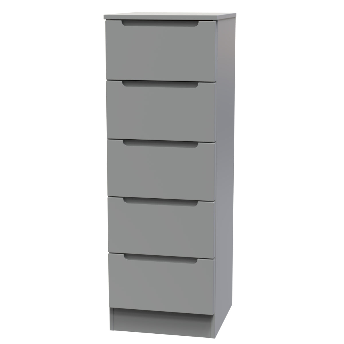 Milan 5 Drawer Bedside Cabinet