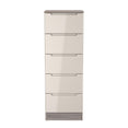 Milan 5 Drawer Bedside Cabinet