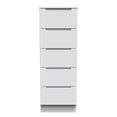 Milan 5 Drawer Bedside Cabinet