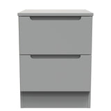 Milan 2 Drawer Bedside Cabinet