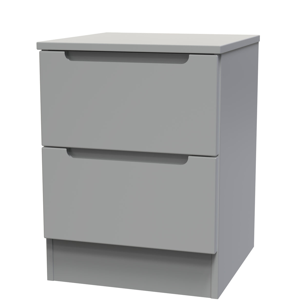 Milan 2 Drawer Bedside Cabinet