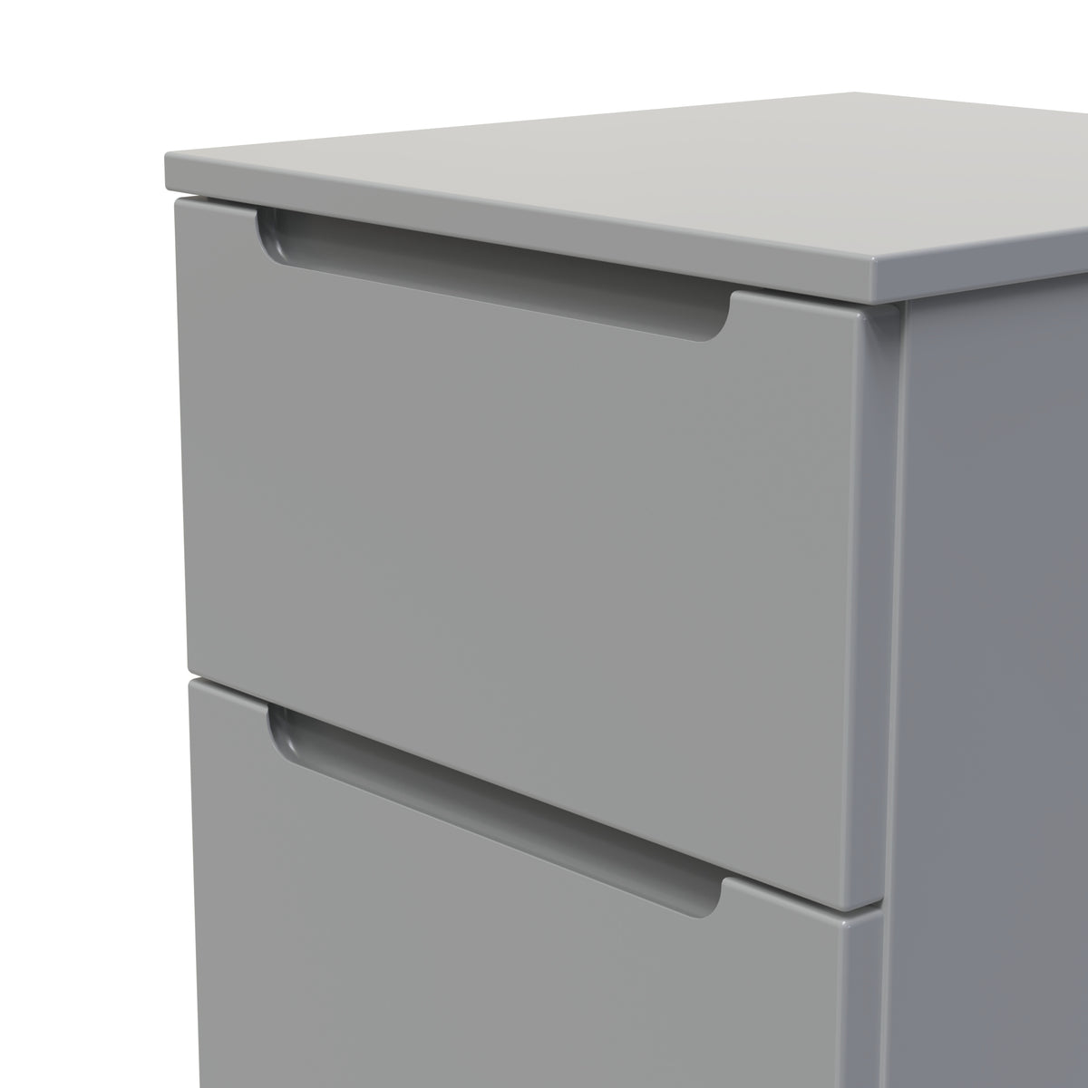 Milan 2 Drawer Bedside Cabinet