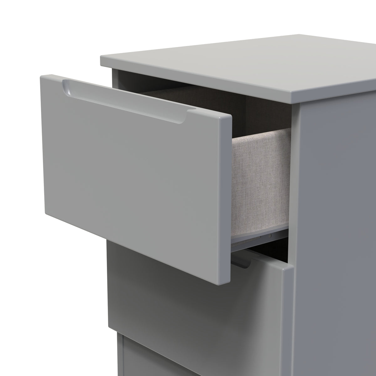Milan 2 Drawer Bedside Cabinet