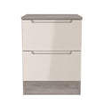 Milan 2 Drawer Bedside Cabinet