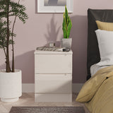 Milan 2 Drawer Bedside Cabinet