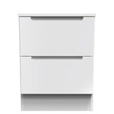 Milan 2 Drawer Bedside Cabinet