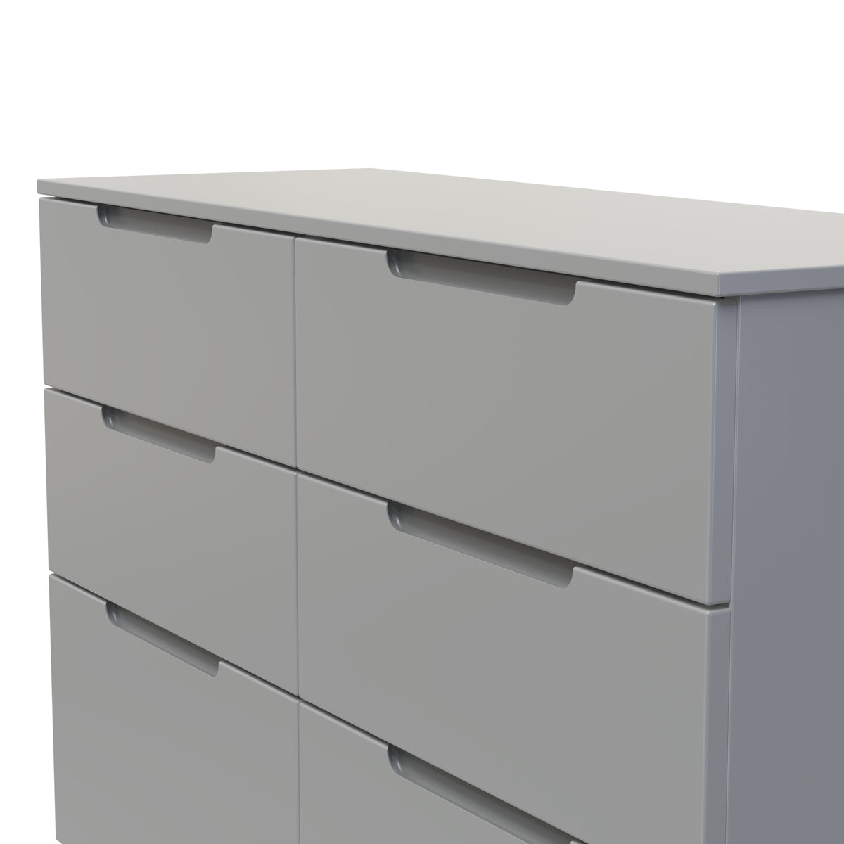 Milan 6 Drawer Midi Chest