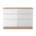 Milan 6 Drawer Midi Chest