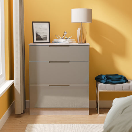 Milan 3 Drawer Deep Chest