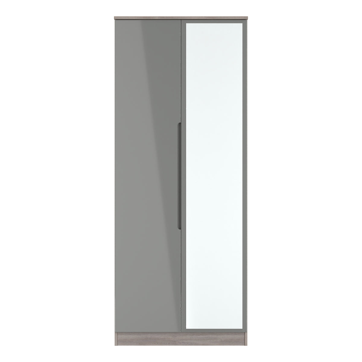 Milan 2ft6in Mirror Wardrobe