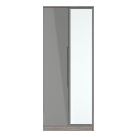 Milan 2ft6in Mirror Wardrobe